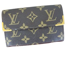 Authentic LV gold edge monogram coin wallet LAST PRICE